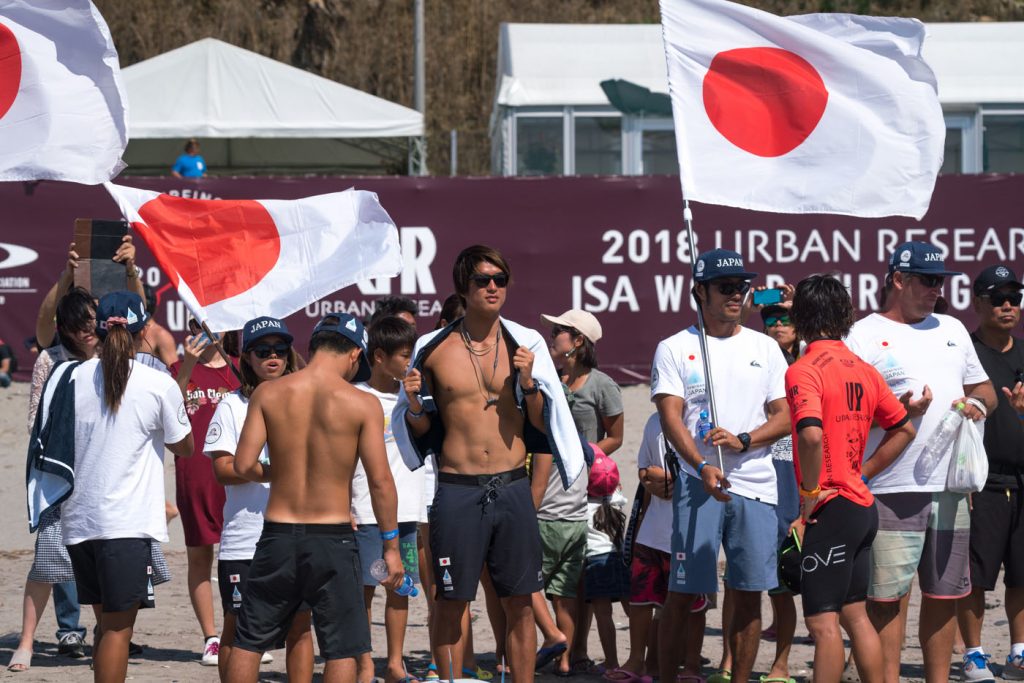 UR ISA World Surfing Games 2018, Long Beach, Tahara, Japão.