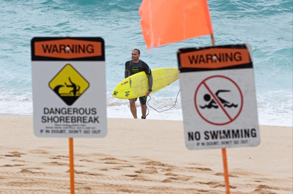 Eduardo Bolsonaro, Sunset Beach, North Shore de Oahu, Havaí
