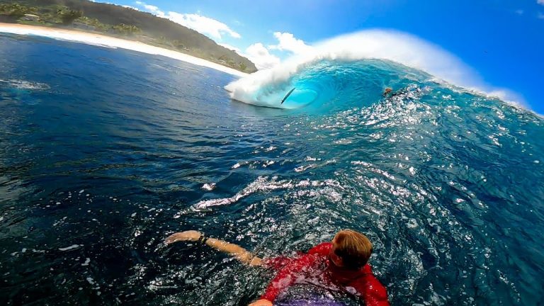 Jamie O'Brien, Pipeline, North Shore de Oahu, Havai,