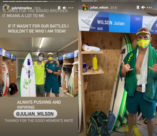 Gabriel Medina, Julian Wilson, Japão