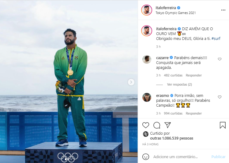 Gabriel Medina, Jogos Olímpicos 2021, Tsurigasaki Beach, Ichinomiya, Chiba, Japão