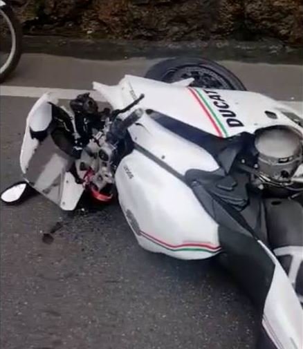 Acidente de moto, Daniel Sabbá, Rio de Janeiro (RJ)