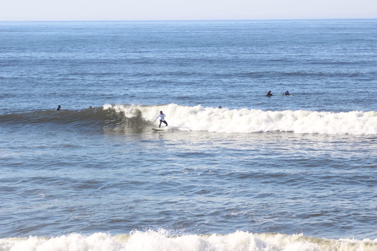 Miguel Flávio, surfista com baixa visão