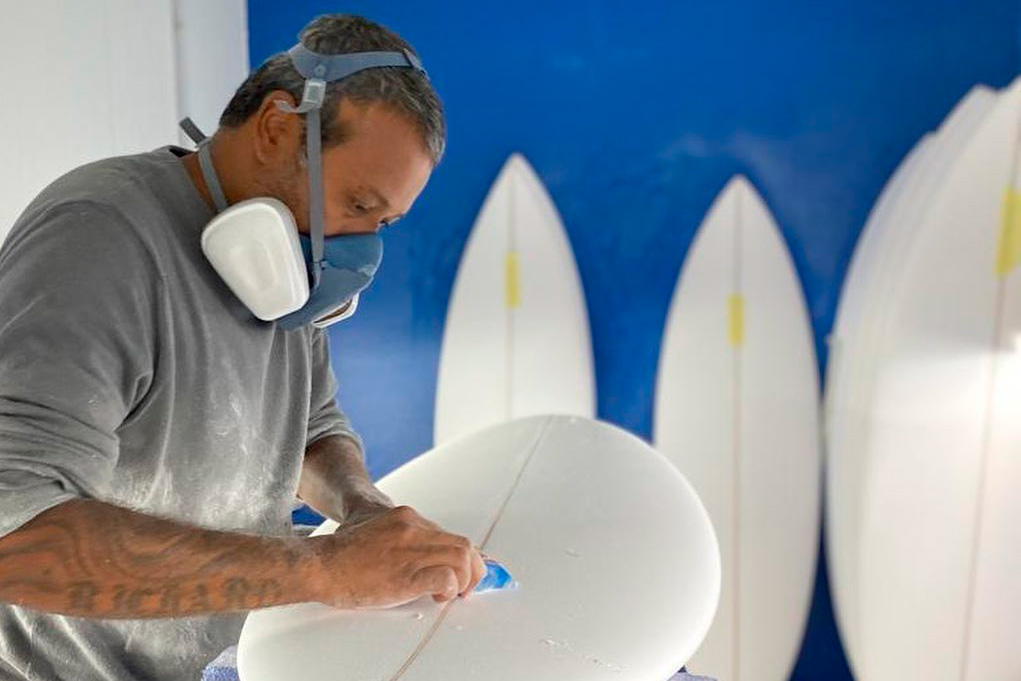 Surfista e shaper