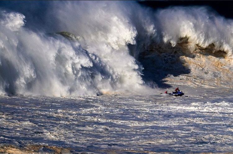 Marco Escadote e Daniel Rangel, Nazaré, Portugal