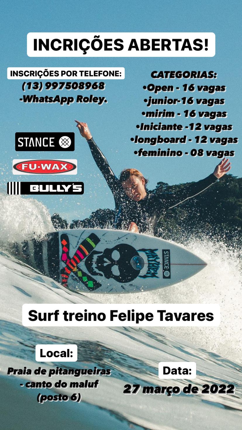 Surf Treino Felipe Tavares