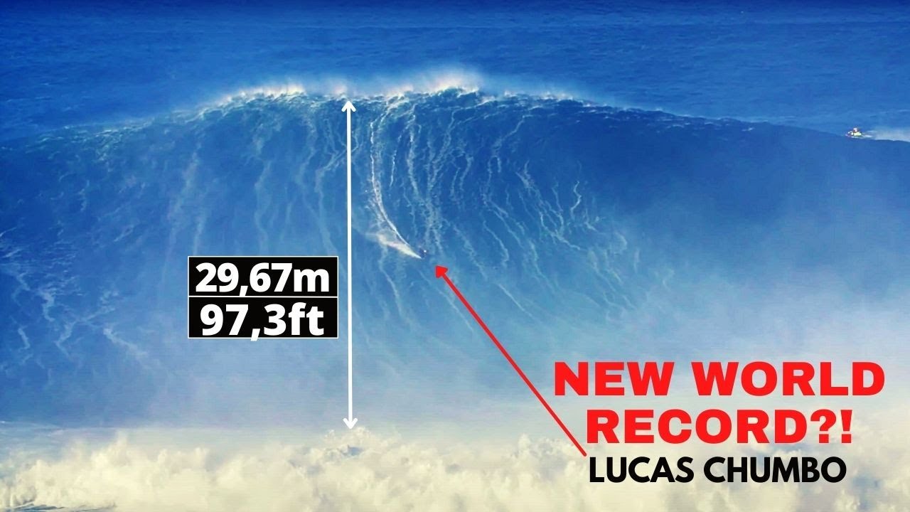 Medição Lucas Chumbo, Nazaré, Portugal
