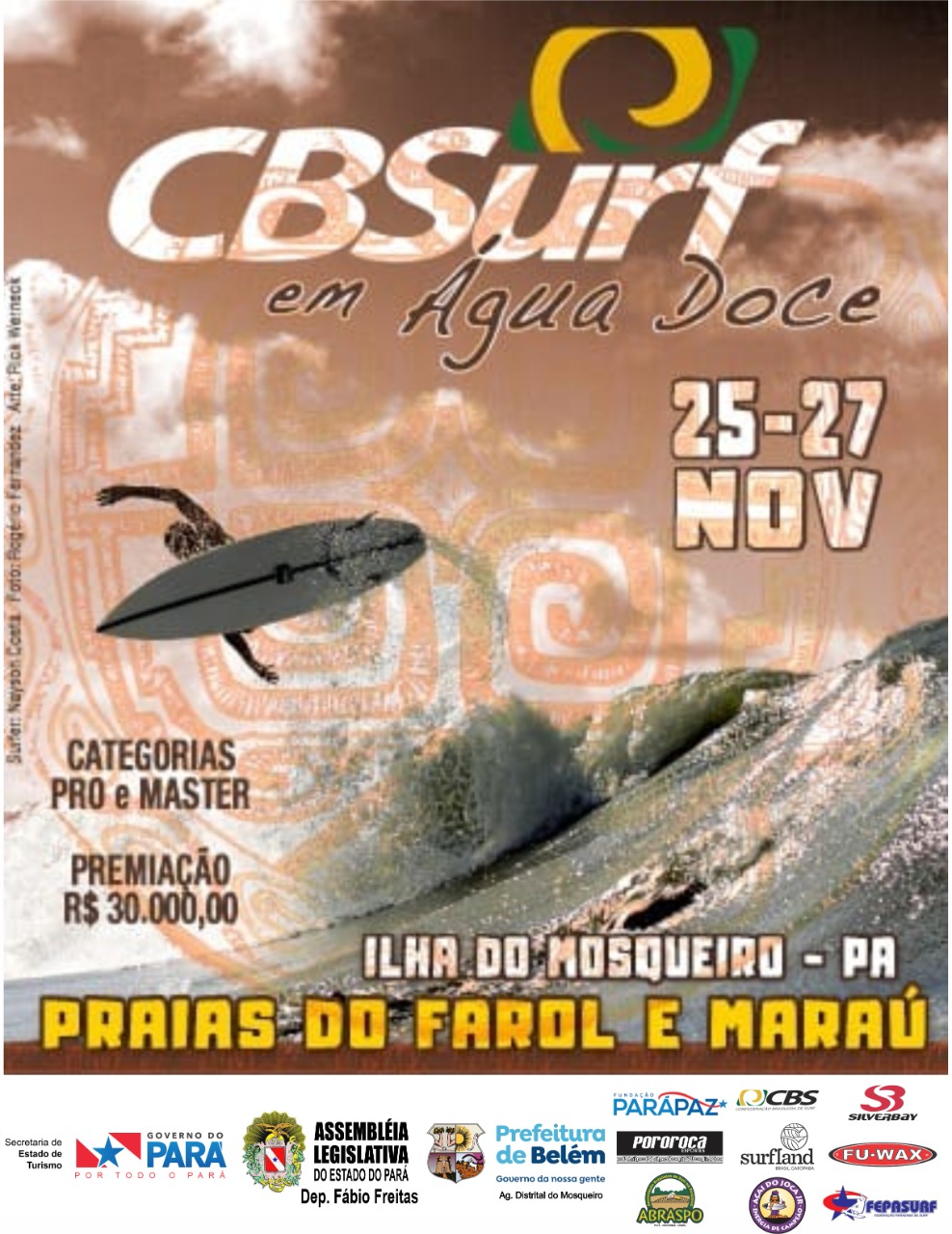 CBSurf em Água Doce, Ilha de Mosqueiro (PA).
