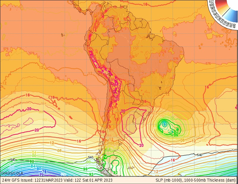 Previsão das ondas para sábado (01/04/2023)