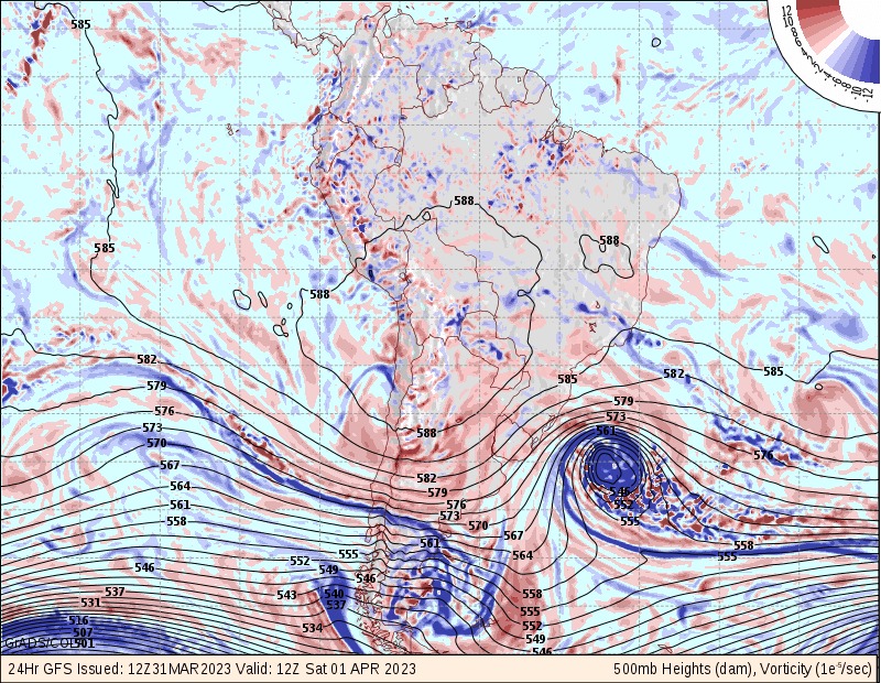Previsão das ondas para sábado (01/04/2023)