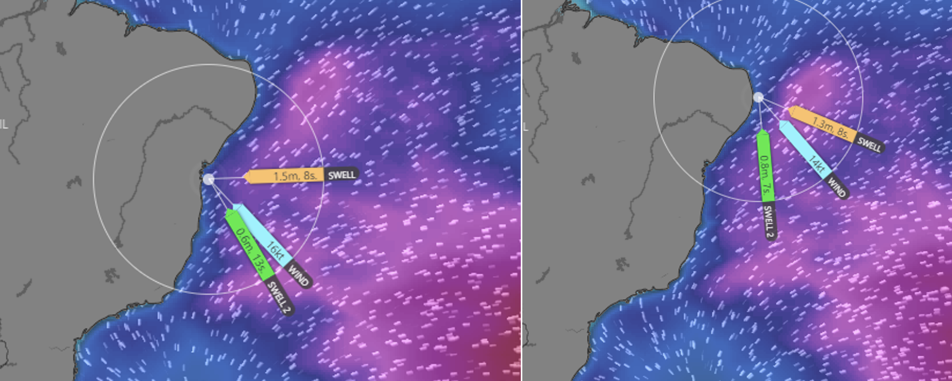 Previsão das ondas