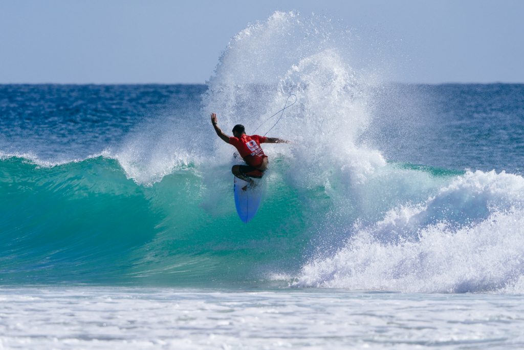 Michael Rodrigues, 5º colocado no Gold Coast Pro 2023, Snapper Rocks, Austrália