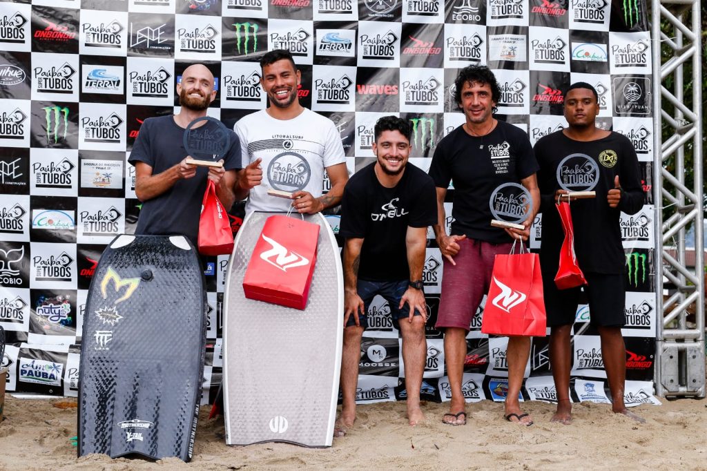 Finalistas do Bodyboard classificados para o evento principal do Paúba Super Tubos