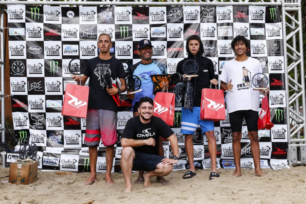 Finalistas do Bodysurf classificados para o evento principal do Paúba Super Tubos