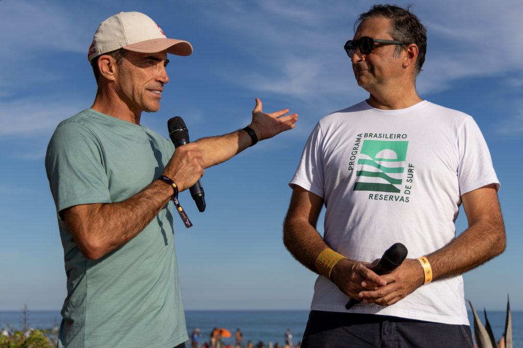 Carlos Burle, Evento A Onda, Programa Brasileiro de Reservas de Surf, Vivo Rio Pro 2023, Saquarema (RJ)