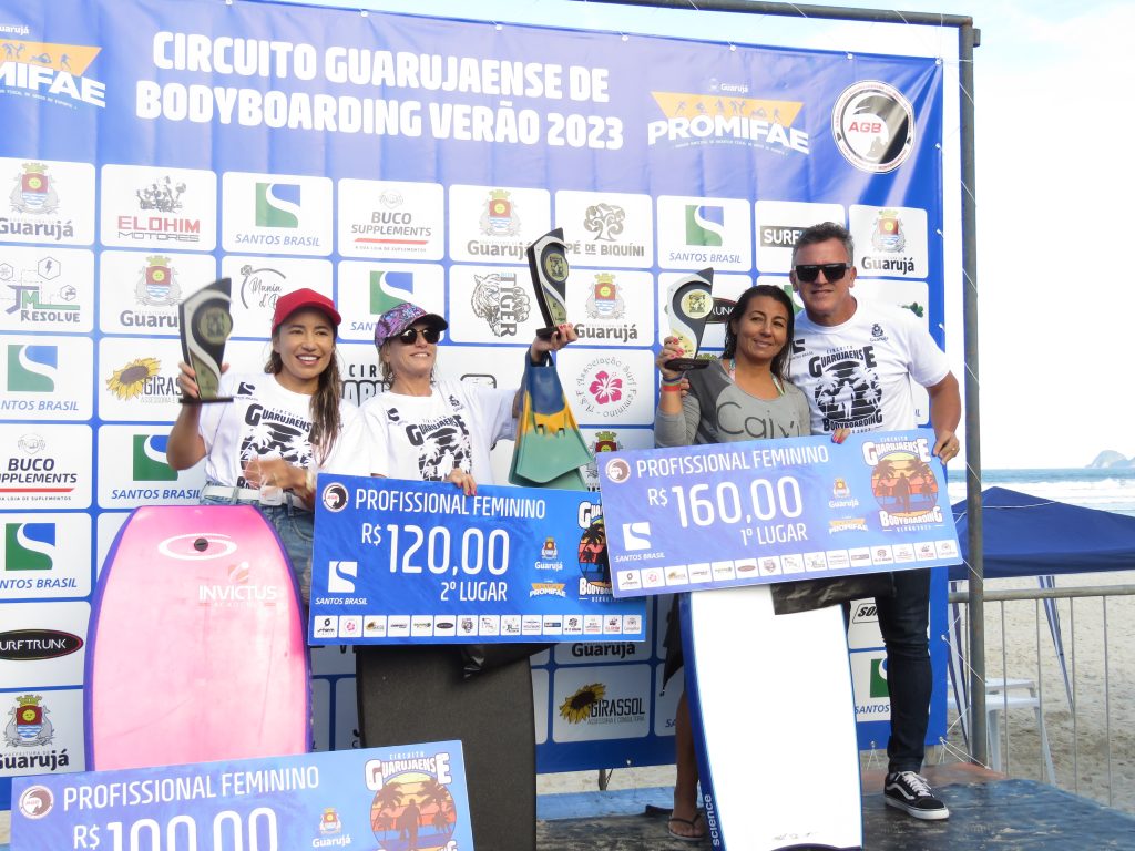 Premiação categoria profissional feminina.