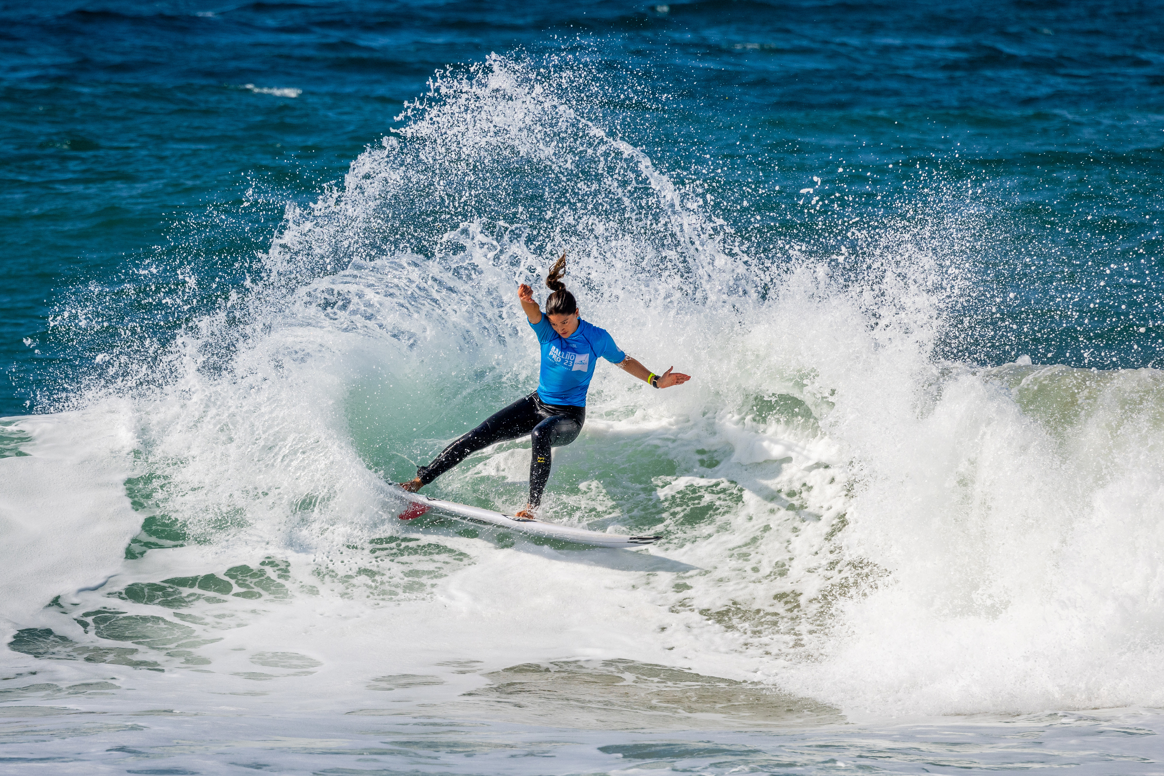 Luana Silva no Ballito Pro 2023, Willard Beach, KwaZulu-Natal, África do Sul.