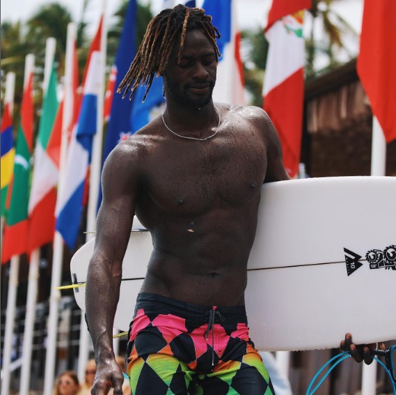 Fall Cheriff é um dos expoentes do surfe africano