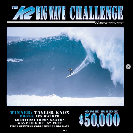 k2 vencido por Taylor Knox.