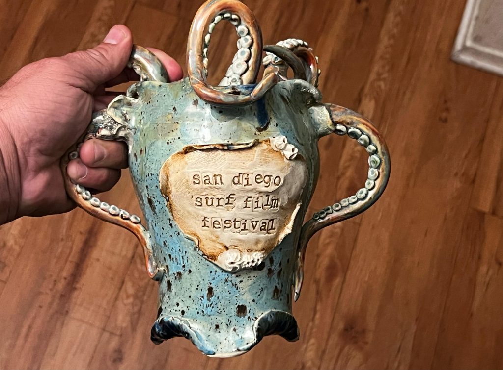 Troféu de melhor filme do San Diego Surf Festival.