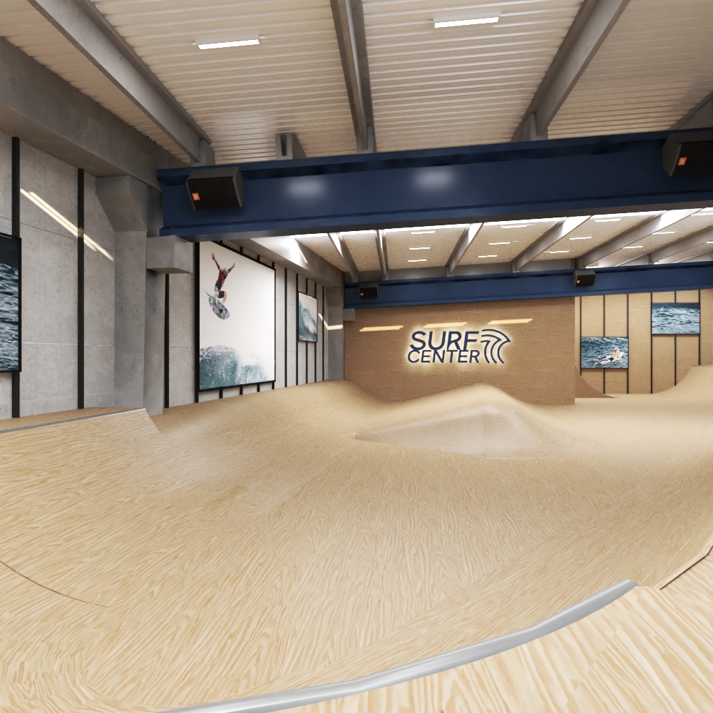 Skate Park do Surf Center conta com projeto da empresa Green Ramps.