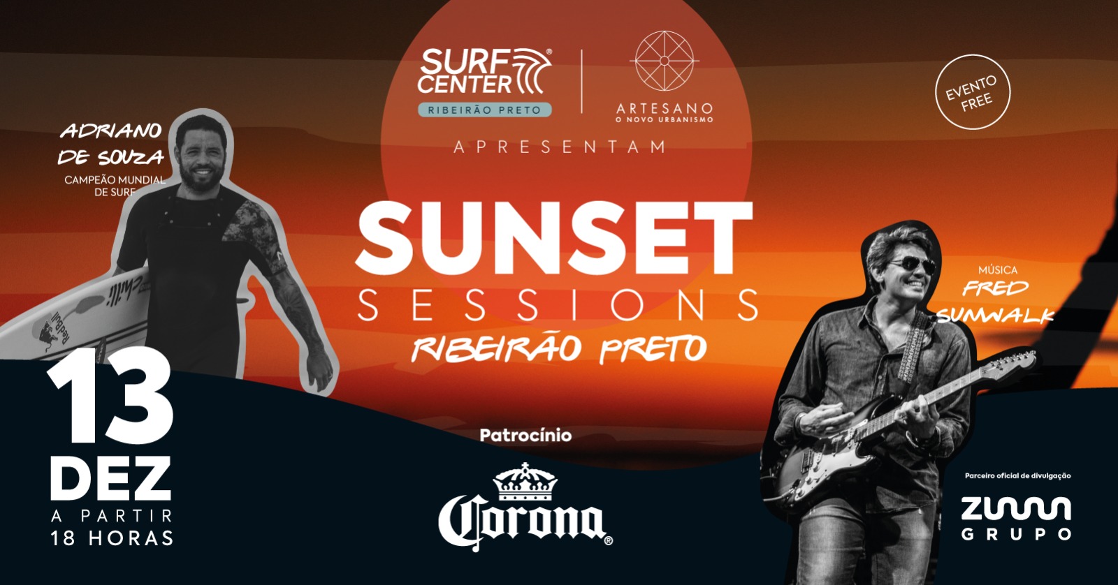 Sunset Sessions, Surf Center, Ribeirão Preto (SP)