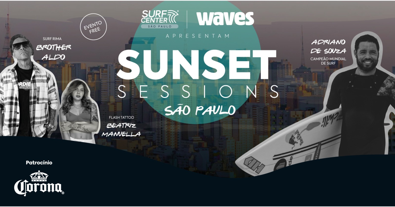 Sunset Sessions, evento imperdível nesta quinta-feira em São Paulo.