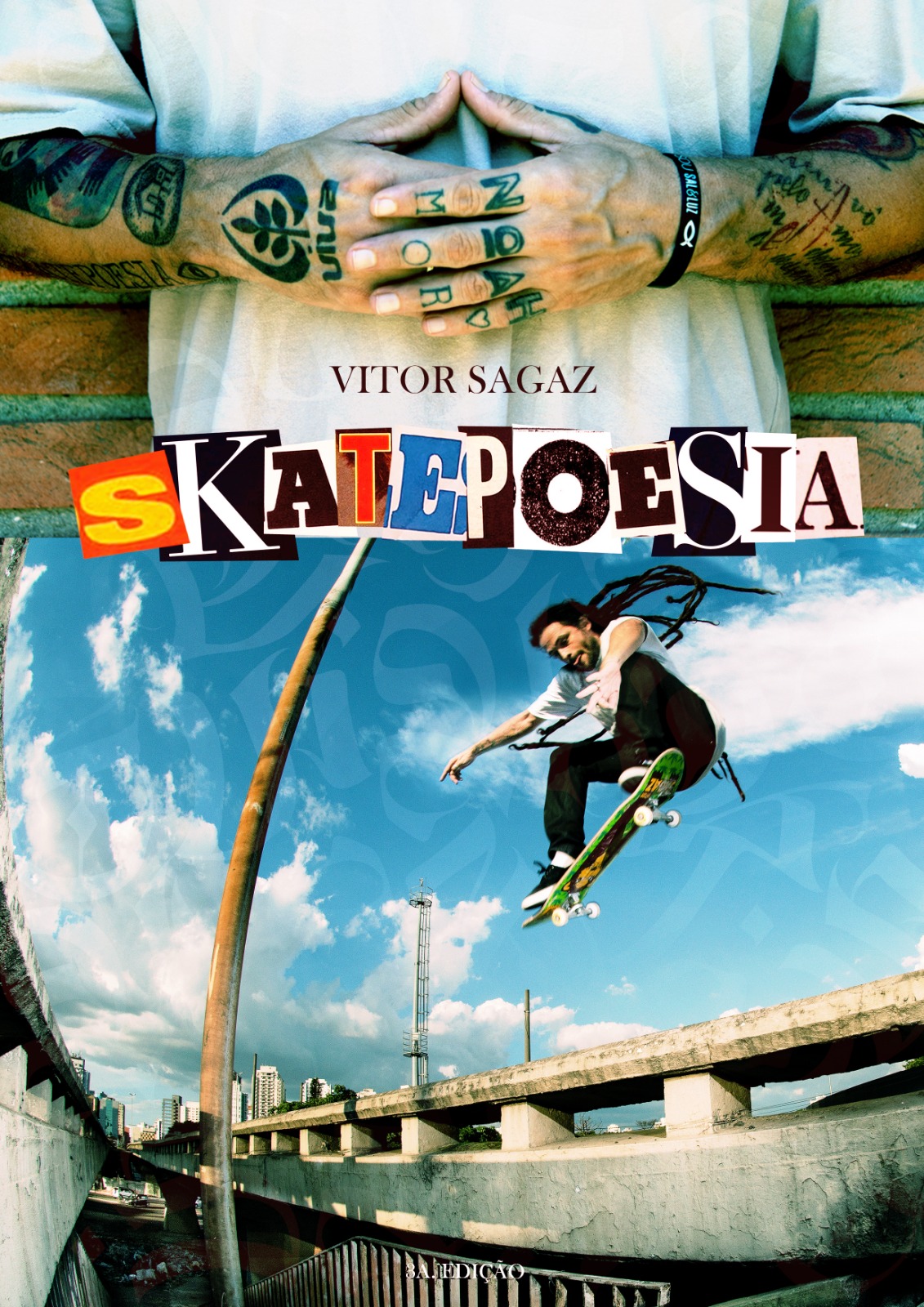 Capa do livro Skatepoesia.