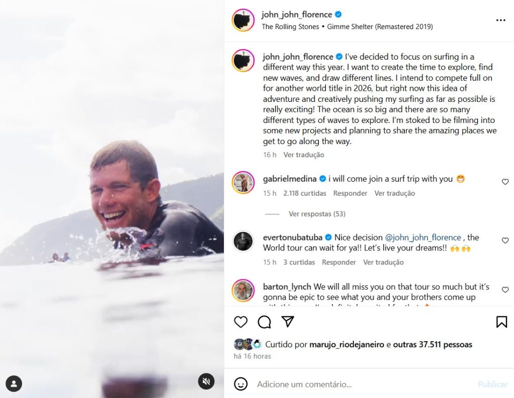Post no Instagram