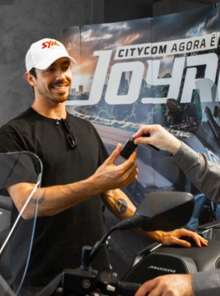 Yago Dora, embaixador da Scooters SYM.