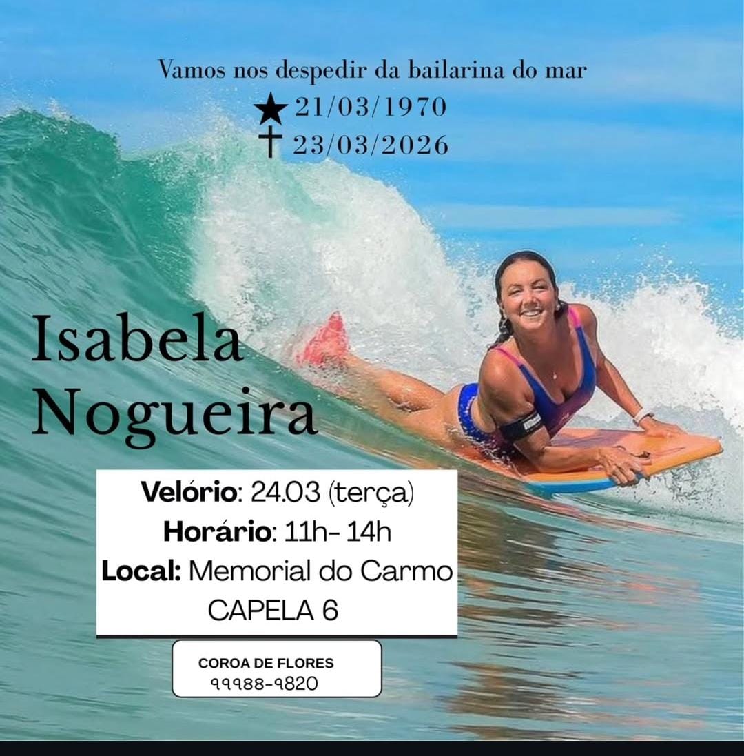 Isabela Nogueira, morte, março 2026