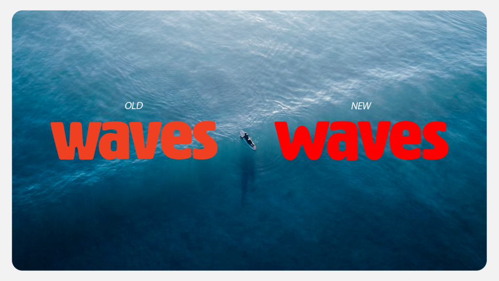 Rebranding: Novo logotipo Waves.