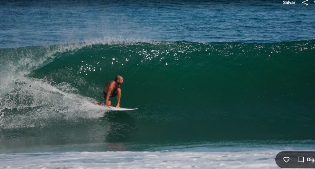 Fabiano Duarte da Costa, surfista brasileiro atingido por um peixe-agulha enquanto surfava em Pavones, na Costa Rica.