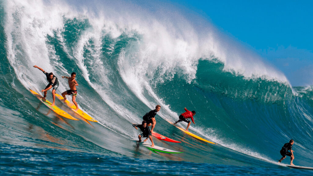 Waimea Bay, North Shore de Oahu, Havaí.